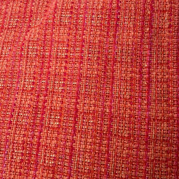 J. Crew No. 2 Pencil Skirt Tweed Orange Knee Length Career Academia Size 12 - Picture 2 of 8